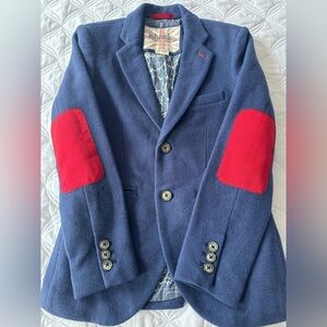 Johnnie b Boys Wool Blend Blazer Jacket  | Size 11–12Y | Thick & Warm